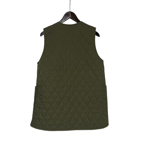 TigreBrocante"nylon twill quilting fastening tape vest“(women's)