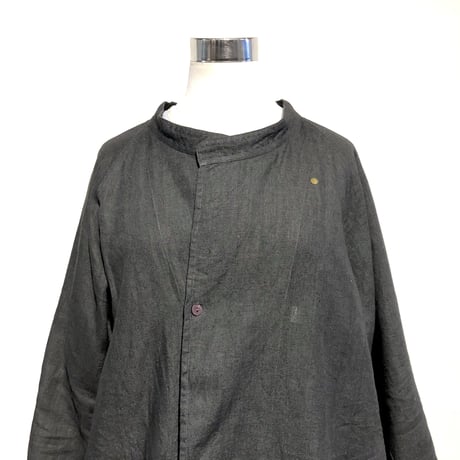 Slow Hands "fine linen gown "(fade black)unisex