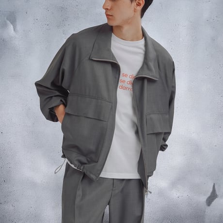 amne"GABARDINE"covered blouson(heather)unisex