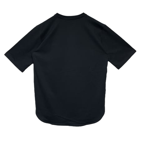 amne "JARSEY round hem tee" (black) unisex