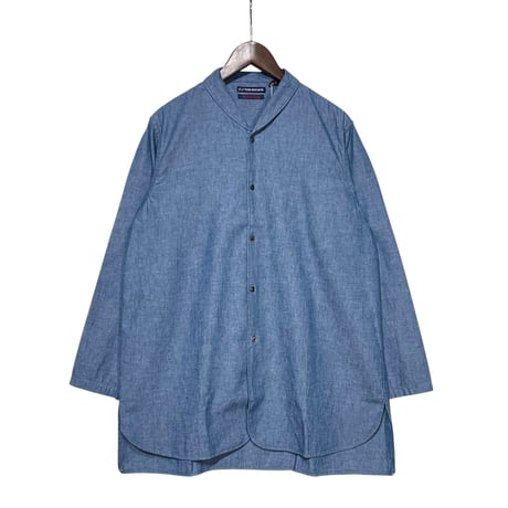 TigreBrocante"selvage chambray showl collar long shirts"(indigo)unisex