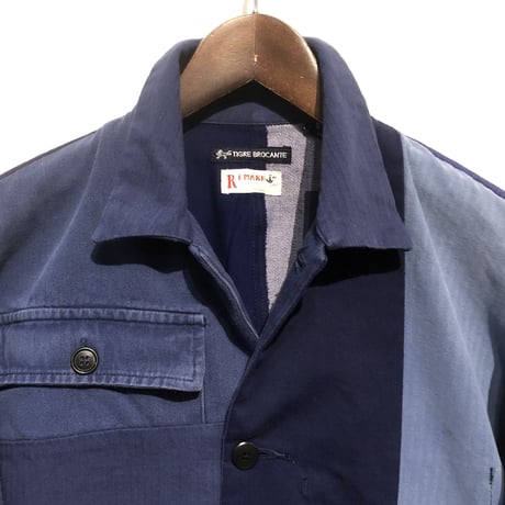 TigreBrocante"euro work remake stallman coat"(navy asst)S-size