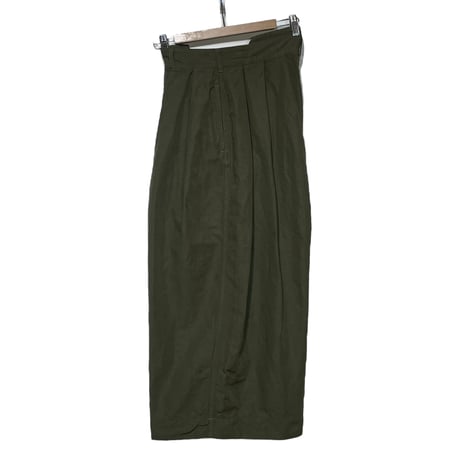 TigreBrocante"high count cotton linen hakama pants“(khaki)women's