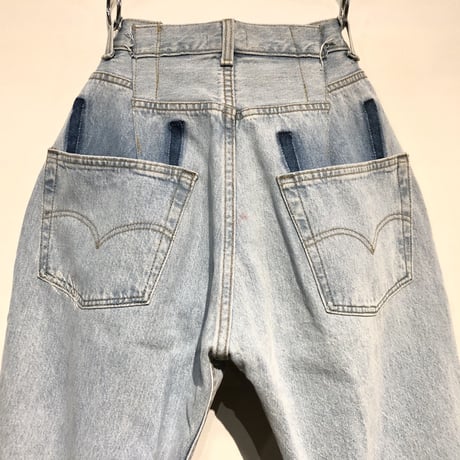 KNIFEWING"USA501 remake buck cut wide pants"(B) women's