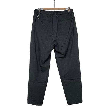COLINA"Washable Wool Tro / The Slacks"(dark gray) unisex