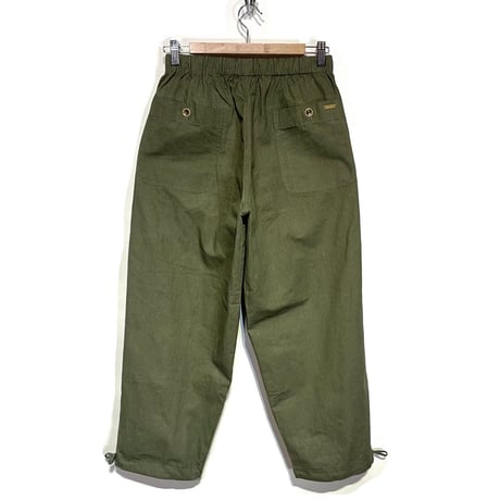 SlowHands”RCL tent loose wanderer pants"(olive-S)unisex