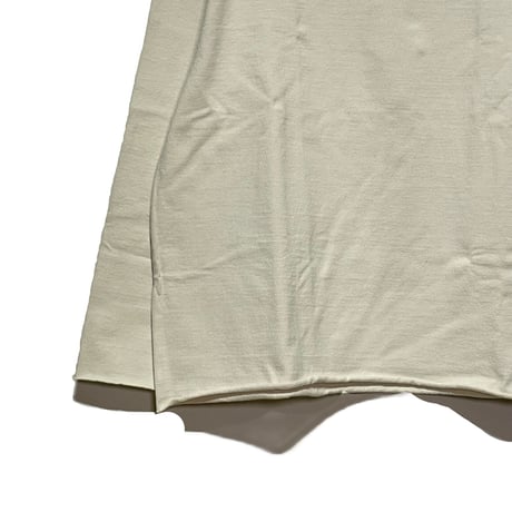 TigreBrocante"midium hard 天竺 bottle neck 9分袖"(natural)unisex