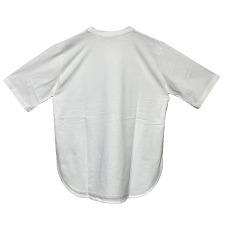 amne "JARSEY round hem tee" (white) unisex