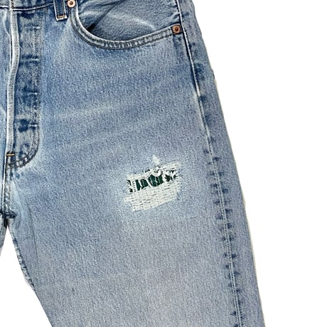 KNIFEWING "rebuild series" used US Levi's bandana crash denim(78A)unisex