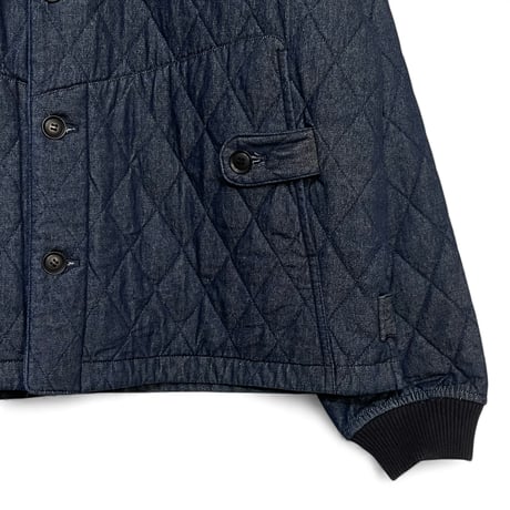 TigreBrocante"7oz denim quilting bomberman jacket“(indigo)unisex