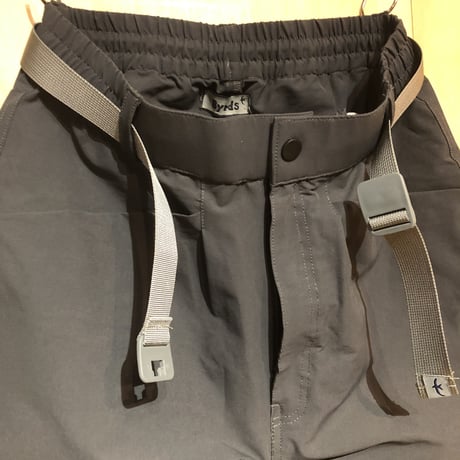 SlowHands”nylon stretch jogger pants"(navy)unisex