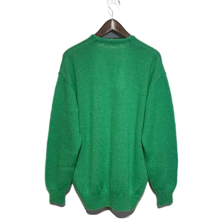 ISLAND KNIT WORKS "mohair cardigan"(green)unisex