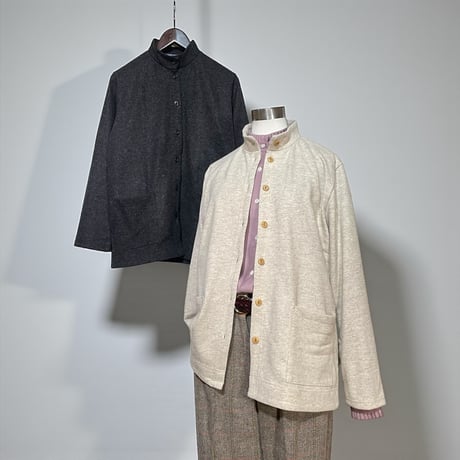 TigreBrocante"wool knit high neck cardigan“(women's)
