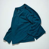 TigreBrocante"BD dry天竺 yakko open 8分袖 T"(dark green)unisex