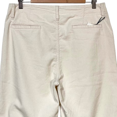 CAERULA PER LIGHTS"corduroy medi pants"(white)unisex