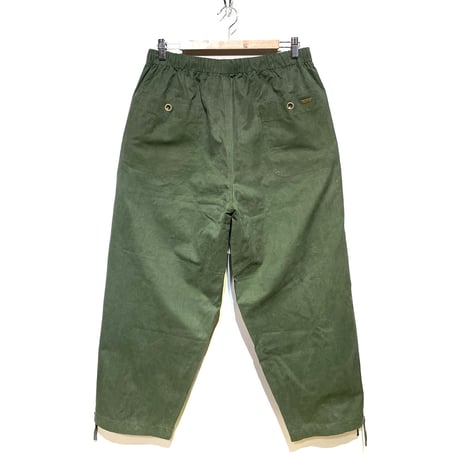 SlowHands”RCL tent loose wanderer pants"(olive-L)unisex
