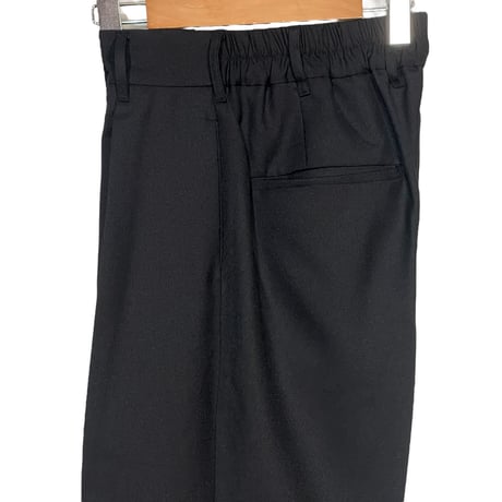 amne"GABARDINE"eel's slacks(black)unisex