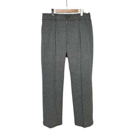 amne "TWEED eel's slacks" (black white) unisex