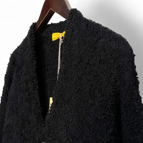 eyya"cotton brushed cardigan"(black)unisex