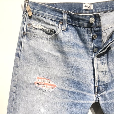 KNIFEWING "rebuild series" used US Levi's bandana remake(86D)unisex