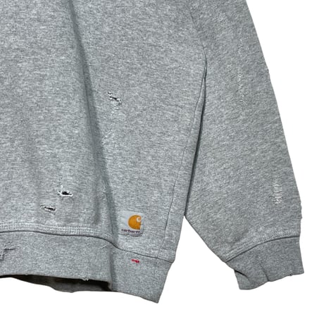 SUBTLE Re label "used damage sweat" (unisex) A