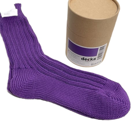 decka quality socks "cased heavy weight socks" (purple)