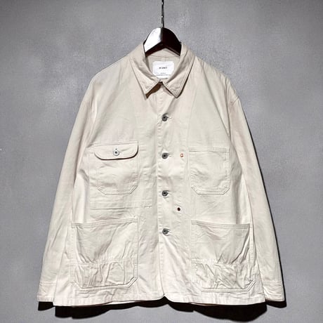 H.UNIT "denim coveralls one wash" (kinari) unisex