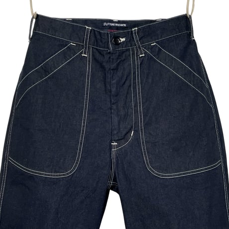 TigreBrocante"10.5oz flat denim baker pants"(indigo)unisex