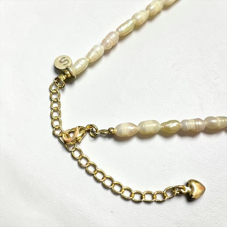 Slow Hands"freshwater pearl necklace"(women's)