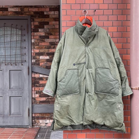 Slow Hands "recycle tent down neck warmer for ARCHIVE"(olive)