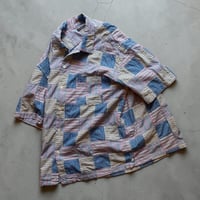 TigreBrocante"stripe patch venice beach S/S shirts"(color mix)unisex
