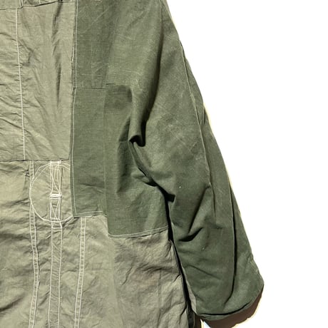 Slow Hands "recycle tent down coat"(olive)S-A unisex