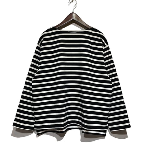 amne "BORDER"gride basque Ⅱ (blackl×natural)unisex