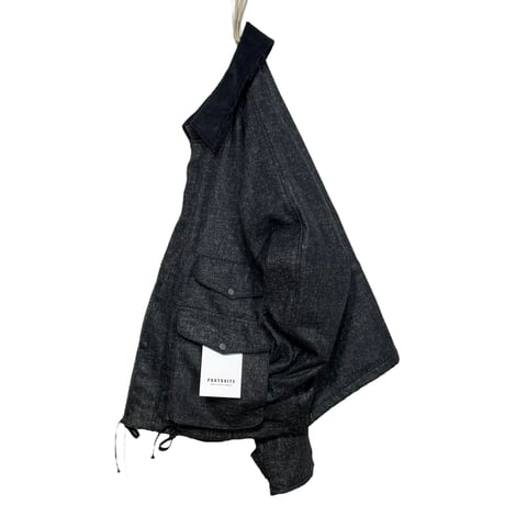 PORTRAITE"classic field jacket short"(charcoal tweed)unisex