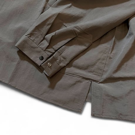 amne "NYLON park shirts" (taupe) unisex