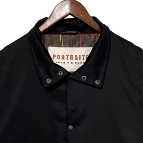 PORTRAITE"over vest"(cotton twill black)unisex