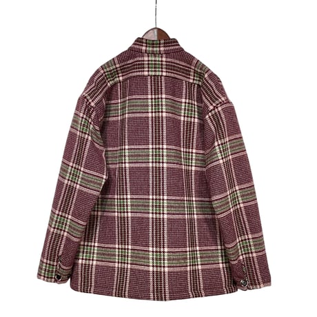 TigreBrocante "mule spinning check 3pocket foreman shirts”(red)unisex