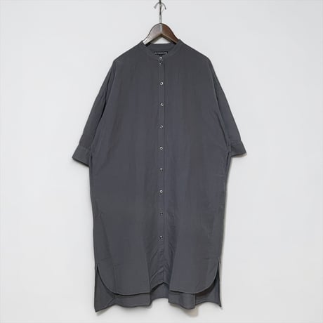 TigreBrocante"cotton×linen buck tuck long onepiece"(sumikuro)women's