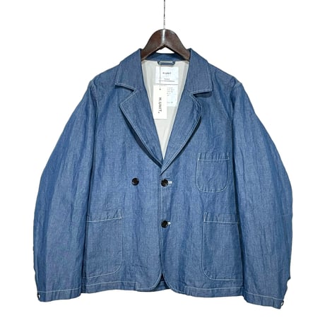 H.UNIT "C/L chambray easy jacket"(indigo) unisex
