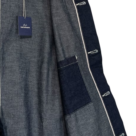 TigreBrocante"selvage 8oz denim stand coverall"(inidigo)unisex