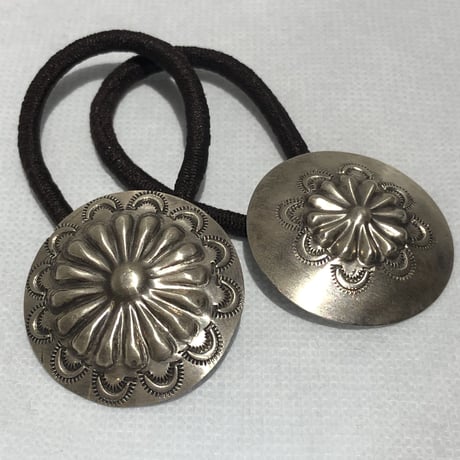 indian jewelry “navajo made “ stamped concho heir elastic 3