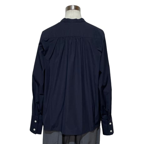 amne "PIMA skipper blouse" (navy) women's