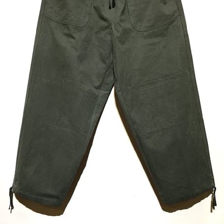 SlowHands”RCL tent loose wanderer pants"(olive-M)unisex