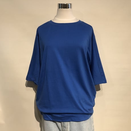 SlowHands ”cotton relax tee"(blue) womens
