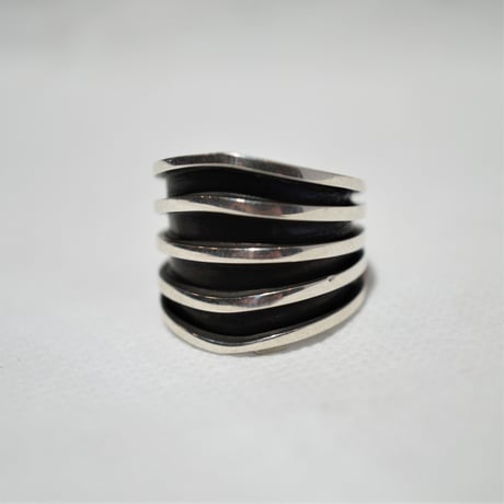 indian jewelry "Tom Hawk(navajo)"4line ring