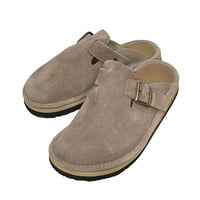 SANDALMAN "clog suede × bullhide " (sand) unisex