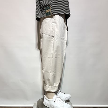 ASEEDONCLOUD"Handwerker bizen no.1 twill slacks" (natural) unisex