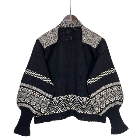 ASEEDONCLOUD"Seiyako jacquard blouse"(black)women's