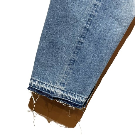 H.UNIT "13.5oz salvadge denim cropped 5P"(indigo)unisex