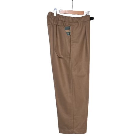 ASEEDONCLOUD"Handwerker wool flannel HW hands free trousers"(camel)unisex